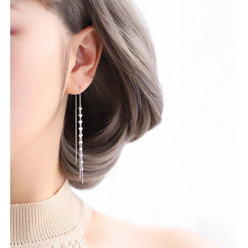 Carabella S925 Sterling Silver Tassel Earrings - Women’s Lucky Lip