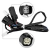 HDBUBALUS LED Saddlebag Support Inserts Auxiliary Fender Light Filler Panel