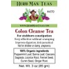 HERB MAN TEAS COLON CLEANSE TEA - Effective laxative &