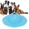 Dog Flying Disc Treat Dispenser Interactive IQ Training Bite Resistance