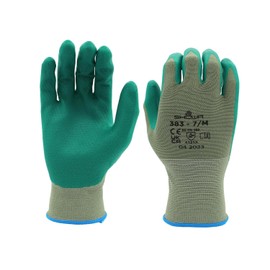 SHOWA 383 Sustainable EBT Nitrile Palm Coated General Purpose Work Gloves with Poly Liner, 13-Gauge, X-Large (1 Pair)