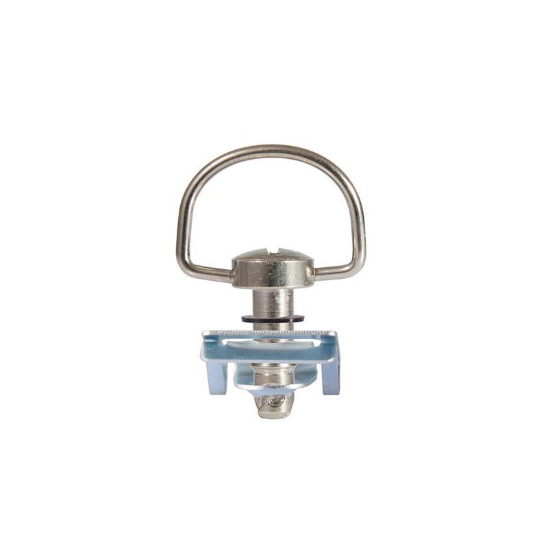 Oldbones Motorcycle Quick Release D-Ring Race Fasteners 19 mm Sliver