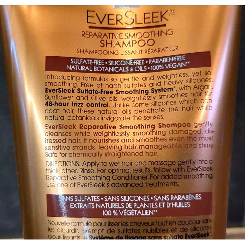 L'Oréal Loreal Ever Sleek Reparative Smoothing Shampoo, 11.05 oz, 325