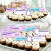 Dessert Cupcake Topper Intelligence Computer Tips Theme Decorations Boy Girl