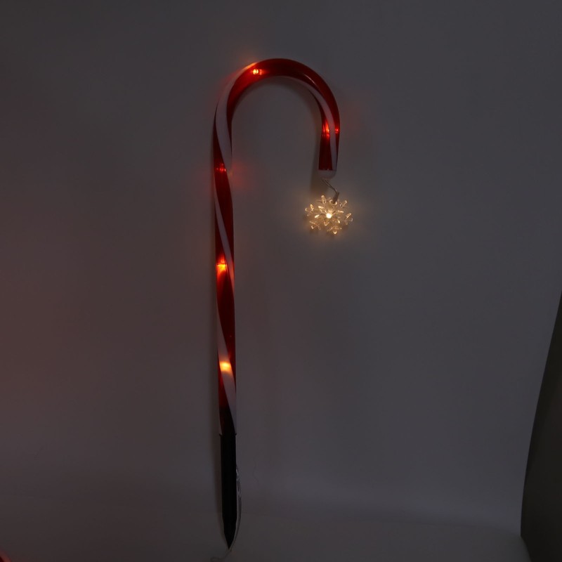 Christmas Candy Cane Light 1 for 8 Solar Candy Cane