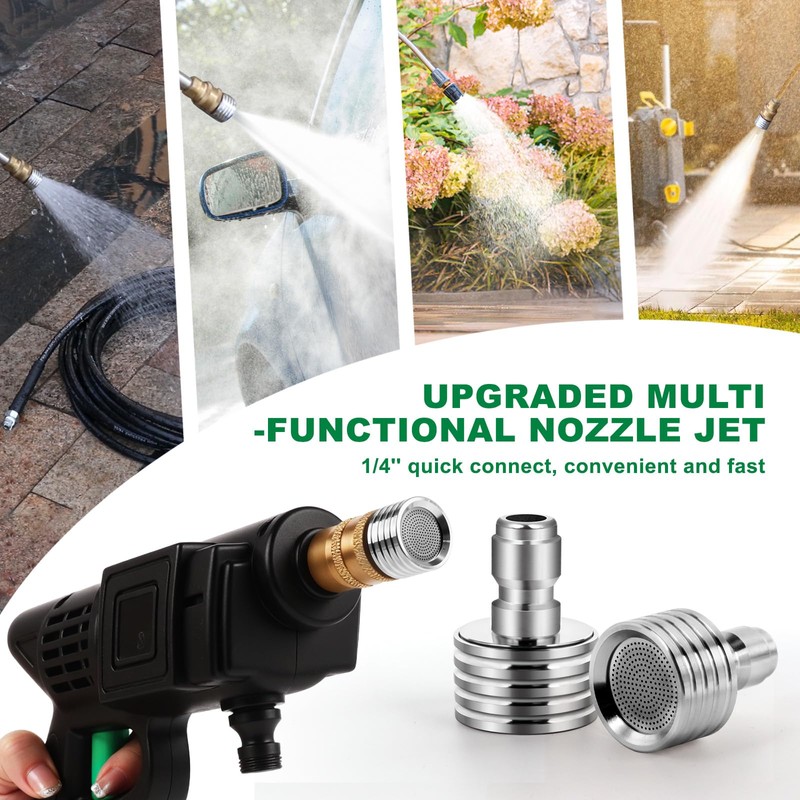 110FT Sewer Jetter Kit for Pressure Washer, 5800PSI Drain Cleaner