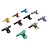 10PCS Colorful Metal Hinge Clips Multifunctional File Money Clamps for