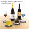 Silicone Coasters for Drinks, AUPTIM Drink Coasters Set of 6,