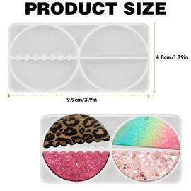 2 Stück Harzformen berühmter Marken, Harzformen aus Silikon, Namensschildform für Harz,Zubehör, Harzstiftform, DIY-Wasserbecher-Dekoration,Name Plate Harz Formen Silikon