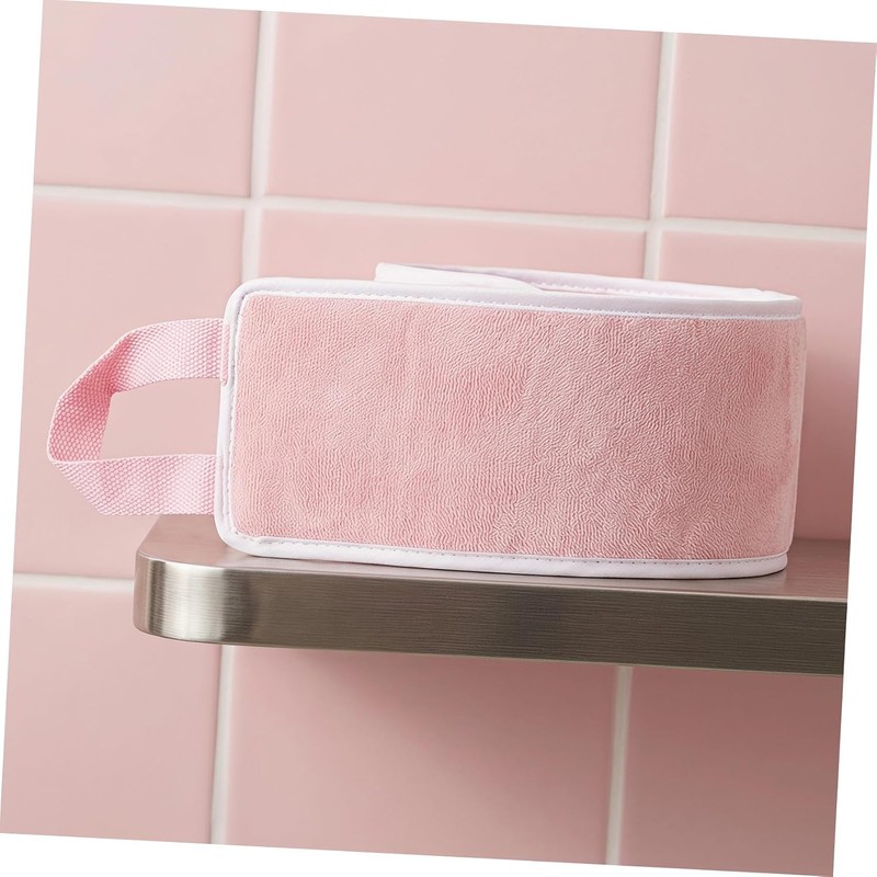 Aplicador De Bronceador De Espalda De Tela Rosa, Tamaño Largo,