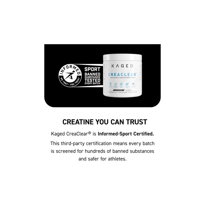 Kaged Creaclear Creatine Monohidratada Micronizada Premium