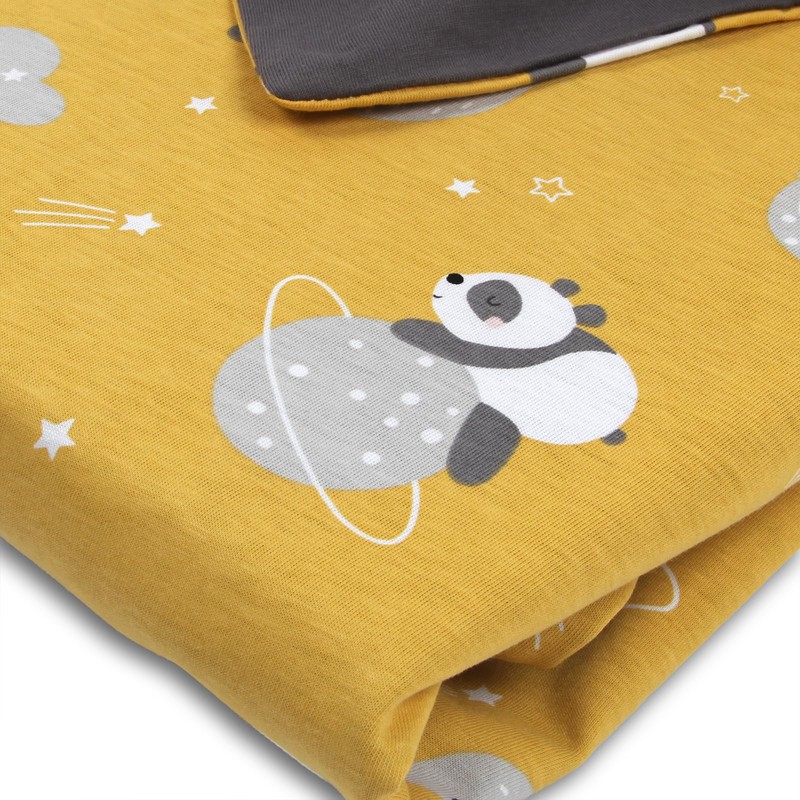 schlummersack Children's Bed Linen Set, 100 x 135 cm, Panda,