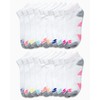 Avia Girls' Socks - 20 Pack Performance Cushion Quarter Cut