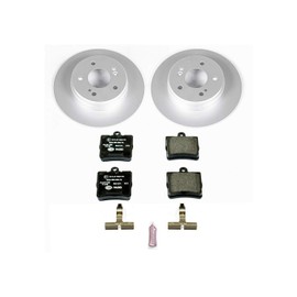 Power Stop Power Stop ESK368 Rear Euro-Stop Brake Kit For Crossfire, C230, C230, C240, C280, E300, SLK230, SLK280, SLK300, SLK320 [Model Specific]