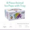 melii 6 Piece Animal Ice Pops with Tray