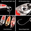 Trout Fishing Spoon Lure Set Single Hook Trout Lures Hard