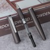 Jinhao 80 - Pluma estilográfica de fibra de carbono cepillada,