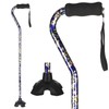 YOKABOZE Adjustable Walking Cane, Foldable, Collapsible, with Travel Bag for
