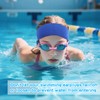 Swimming Headband to Hold Earplugs, Adjustable Swim Ear Band Waterproof,