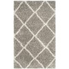 SAFAVIEH Hudson Shag Collection SGH281B Modern Diamond Trellis Non-Shedding Living