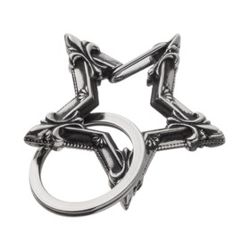 ArtemisClassic Classic Star Carabiner Keychain, Keyring, ACK0052, Silver Accessories, Men's, Women's, Brand Jewelry, Silver, Key Chain, Key Ring, Key Case, Stainless Steel, Silver