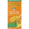 Annie's Homegrown Shells & Real Aged Wisconsin Cheddar, 6-ounces (Pack