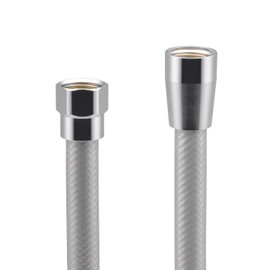 KAKUDAI GA-FK123 Shower Hose for GAONA KVK 4.1 ft (1.45 m) Silver Replacement