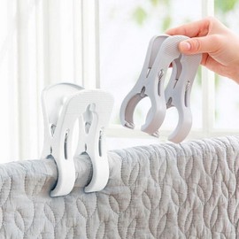 Large Double Clothespins for Clothes, Comforters & Drying Racks Rooftop Gray 3ea