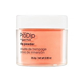 Supernail Prodip Colored Acrylic Dip, Powder Tangelo Orange, 0.9 Ounce