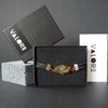 VALOR 835 Leather Bracelet for Men - Peridot Men’s Bracelet