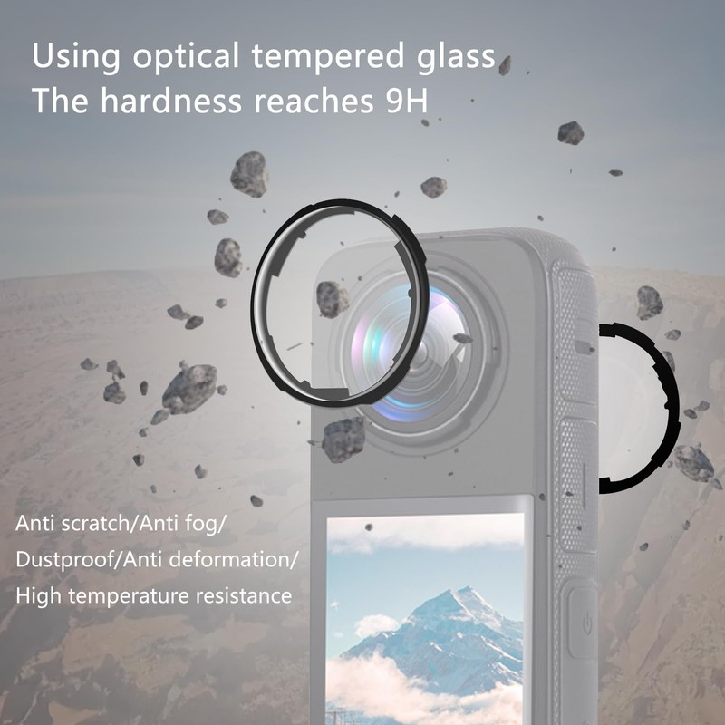 Taoricup Insta360 X4 Lens Guard X4 Lens Protector Glass Rotating