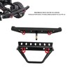 RC Crawler Bumper Black Front and Rear Bumper with Winch