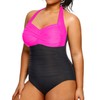 Yonique Plus Size Bathing Suit for Women One Piece Swimsuit