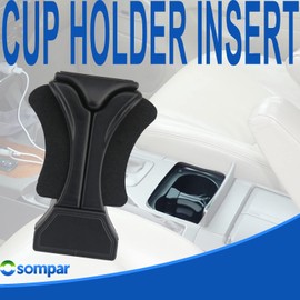 Osompar Center Console Cup Holder Insert Divider Compatible with Lexus GX470 2003-2009 LX570 2008-2015 LX470 Toyota Land Cruiser 2000-2007 Replaces 55633-60050