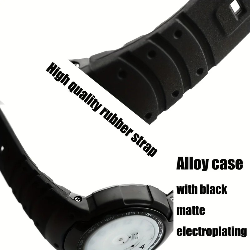 Sports Style Quartz Watch, Creative Design, Round Dial, Electronic Movement,