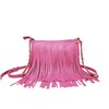 Solene Fringe Crossbody Shoulder Bag with Strap, Tassel Messenger bag,