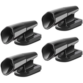 Binnan Wildlife Alarm for Car Ultrasound, Car Deer, Pack of 4 Deer Whistle Warning, Black Ultrasonic Deer Alarm to Prevent Wild Accidents, Car Accessories, Suitable for Cars, Motorcycles