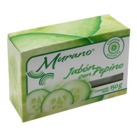 Jabón Barra Murano Natural Con Pepino 1 Pieza 150g