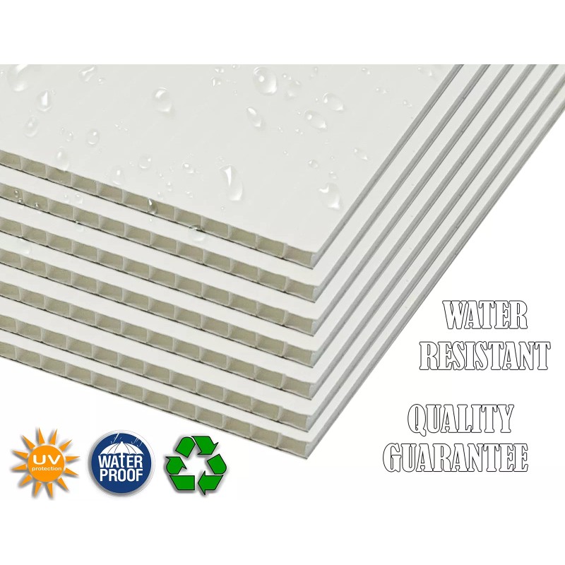 WHOLESALE ARTS AND FRAMES 36x36 4mm Corrugated Plastic Sheets 5