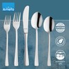 Amefa 45-Piece Silverware Flatware Cutlery Set Service for 8, Durable