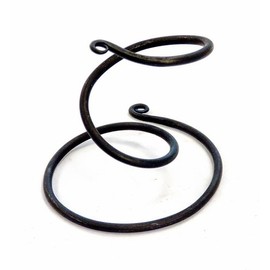 Pera Peris Drinking Horn Stand Spiral Methorn Stand Holder Drinking Horn Small Methorn Drinking Horn Mead for Medieval Viking and LARP