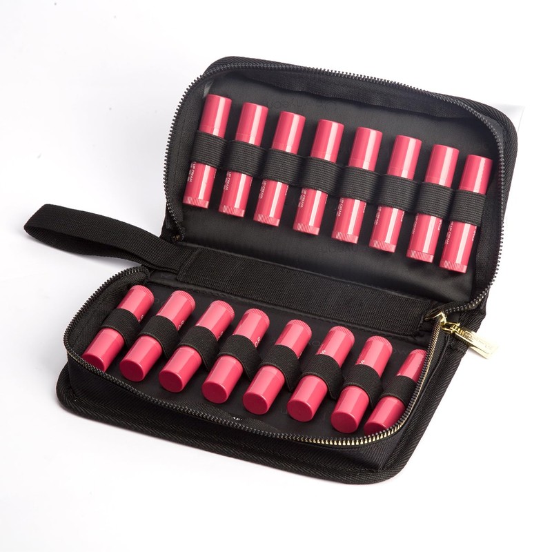 STORICANS Homeopathy Storage Bag, Small Organizer for 16 Remedy Tubes,
