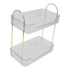 Double Layer Makeup Stand Modern Light Luxury 2 Tier Makeup