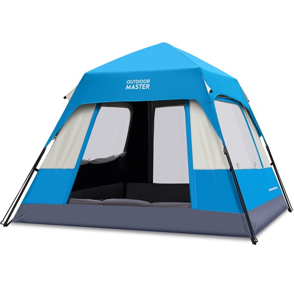 OutdoorMaster Camping Tents, 4/6 Person Camping Tent with Blackout Shelter