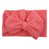 KIDOCHEESE Big Bows Headbands with Elastics Nylon Oversized Head Wraps