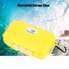 Outdoor Survival Shockproof Waterproof Storage Case Airtight Carry Box Container(Yellow)