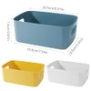 Yngffb Set of 3 Small Plastic Storage Baskets, Office Home