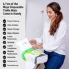 Tinkle Mat Disposable Toilet Commode Mat – Super Absorbent, Deodorizing