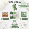 Crochet Yarn Kit, 3×50g 60% Cotton 40% Acrylic Combed Cotton