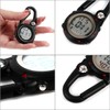 Carabiner Watch Multifunctional Luminous Clip on Carabiner Watch Mini Quartz